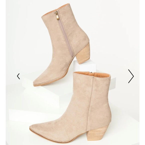 BEAST FASHION Shoes - NIB Neutral Ankle Boots